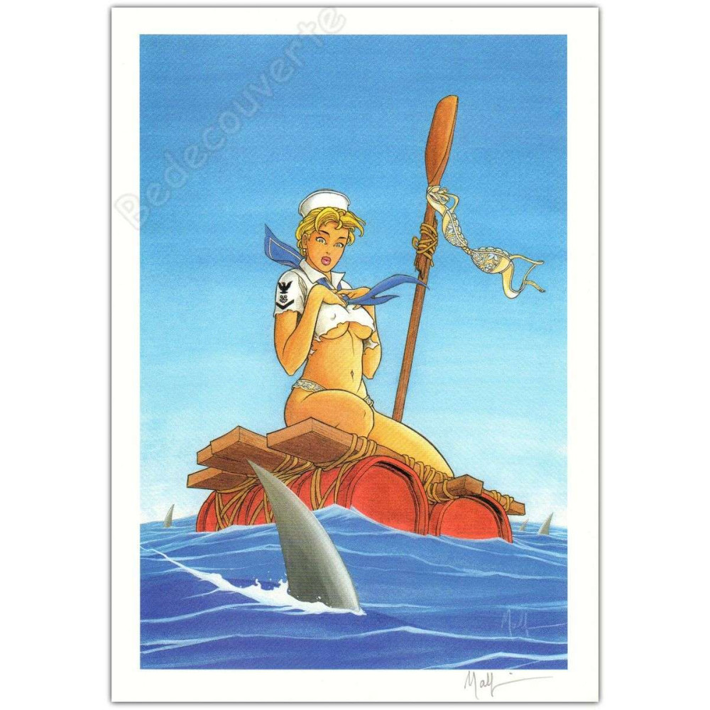 Malfin - Pin-up en mer