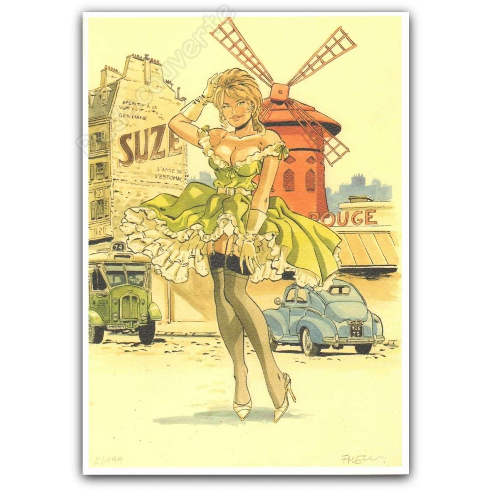 Meynet - Pin-up Paris Moulin Rouge 2021