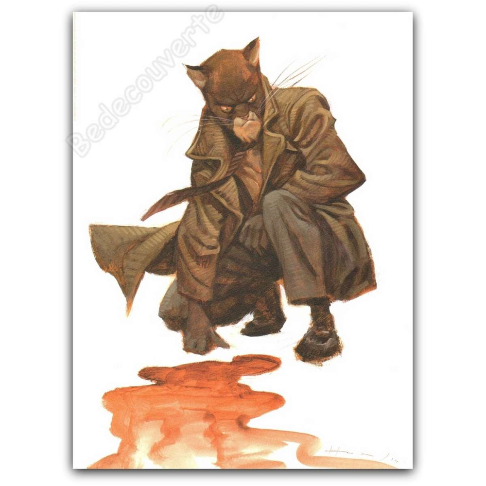 Homs - Hommage à Blacksad et Guarnido Homs - Hommage à Blacksad et Guarnido