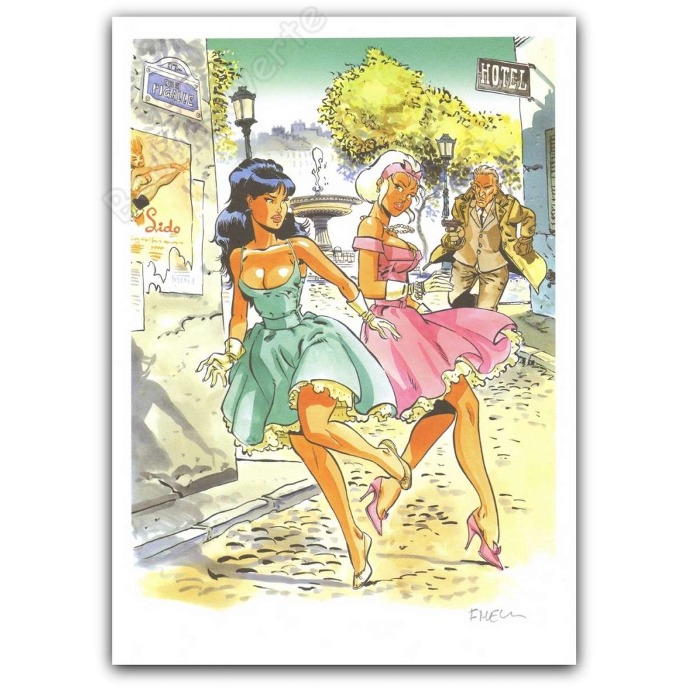 Meynet - Pin-up Rue Pigalle