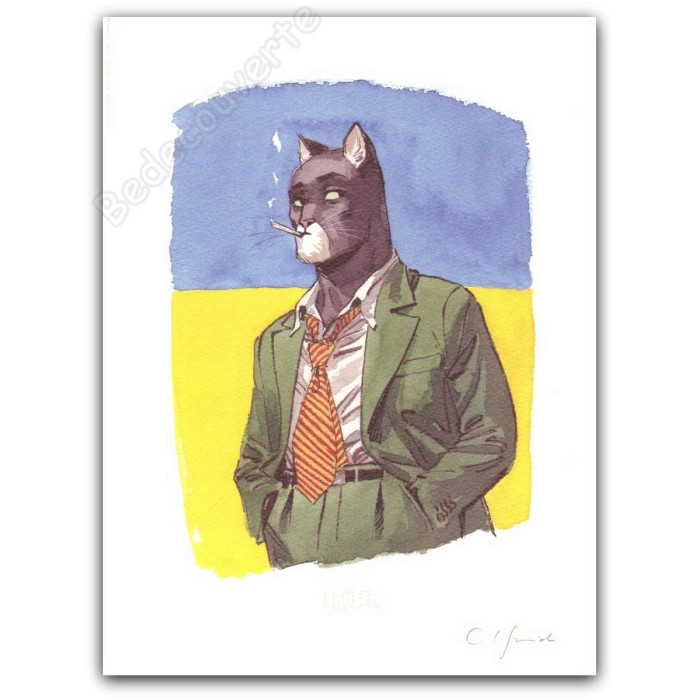 Guarnido - Blacksad Brusel 2013