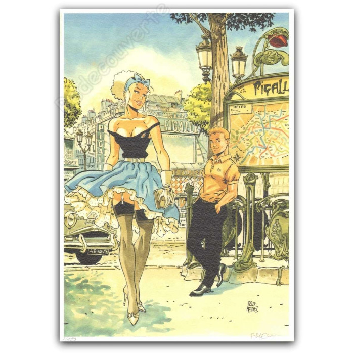 Meynet - Pin-up Mirabelle Paris Pigalle Métro 2021