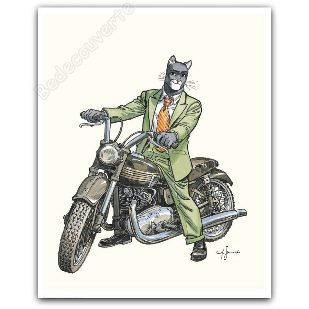 Guarnido - Blacksad John's Triumph Moto