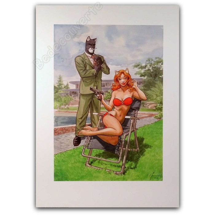 Guarnido - Blacksad Bodyguard