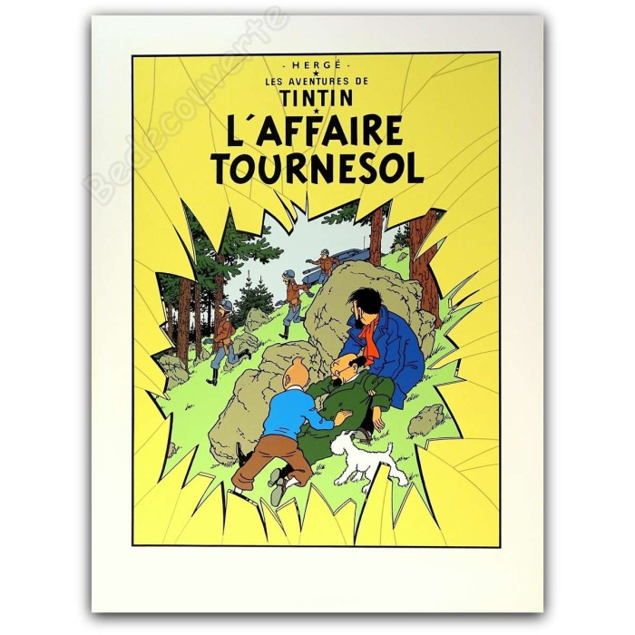 Hergé - Tintin L'Affaire Tournesol Sérigraphie