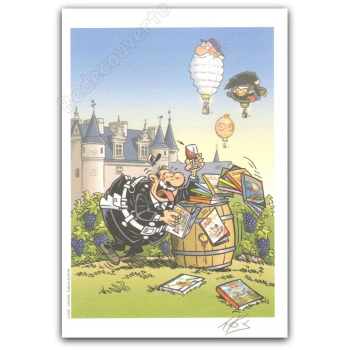 Kox - L'Agent 212 Hommage à la BD