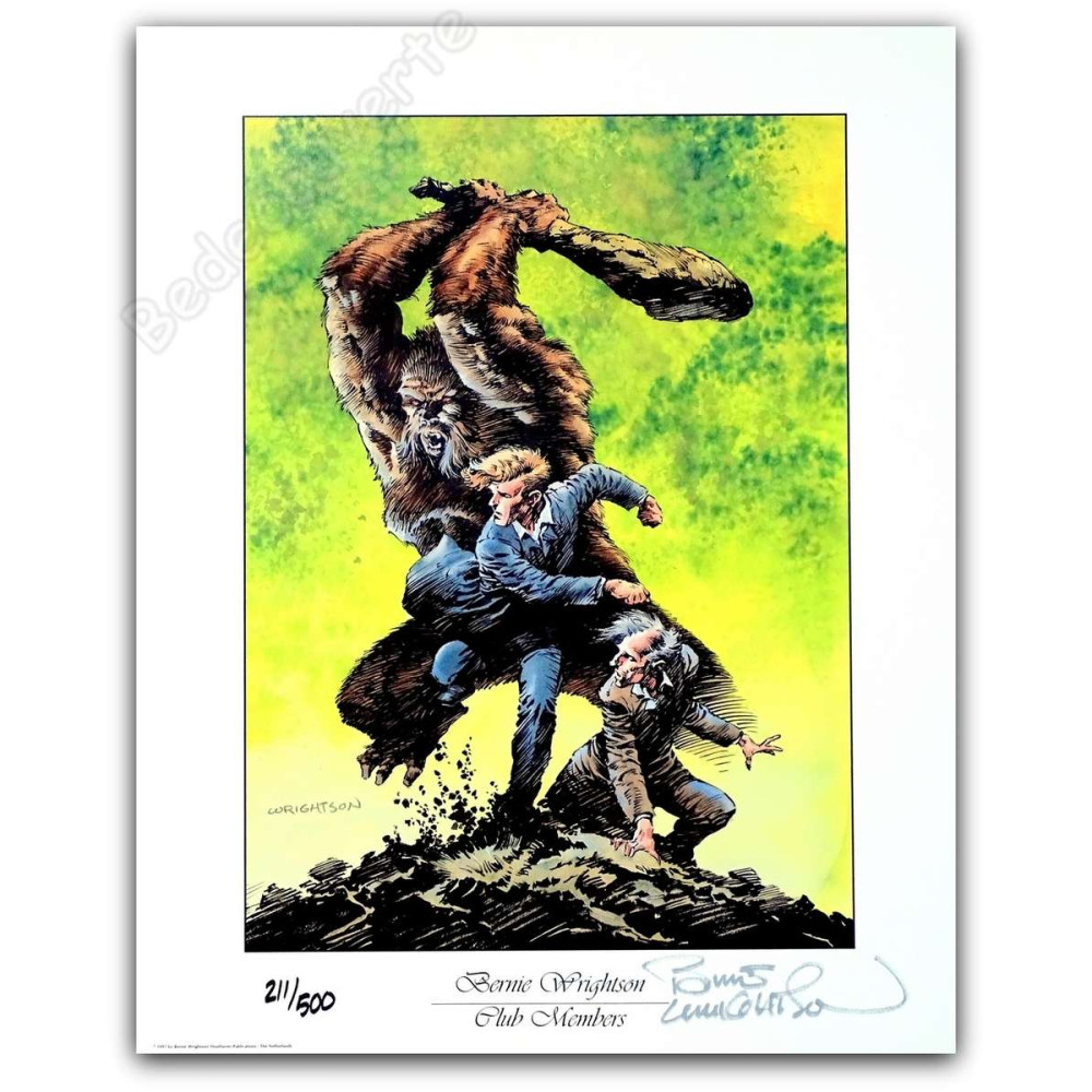 Bernie Wrightson - Club Members Loup-garou