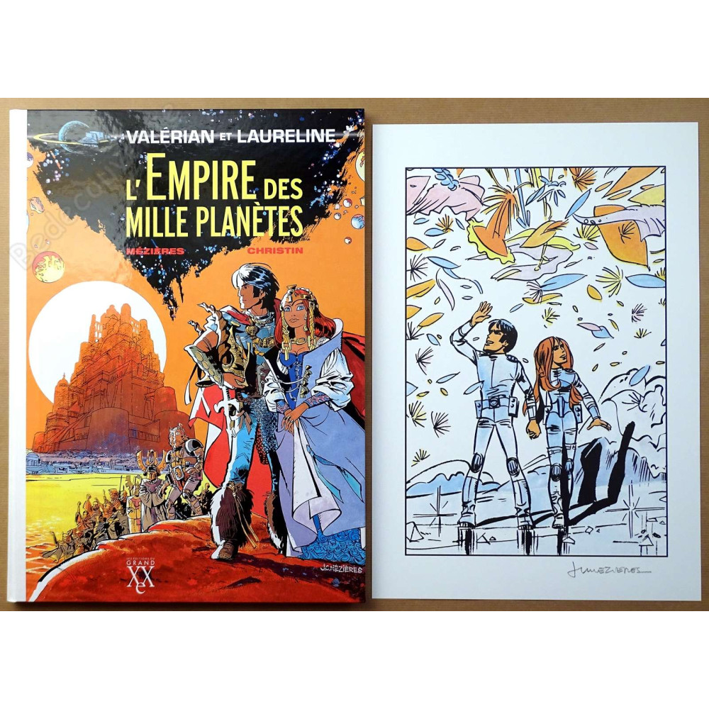 Mézières - Valérian et Laureline 02 L'Empire des mille planètes Tirage de luxe