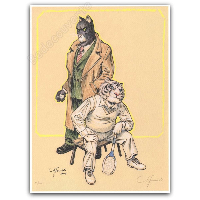 Guarnido - Blacksad John et Oldsmill 2022 Version numérotée et signée