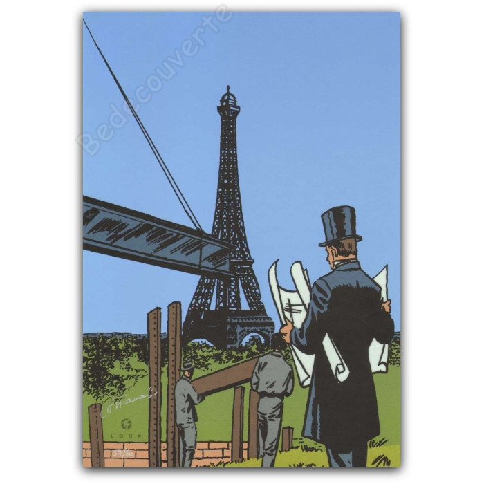 Attanasio - Les meilleurs récits Tour Eiffel Loup sur calque