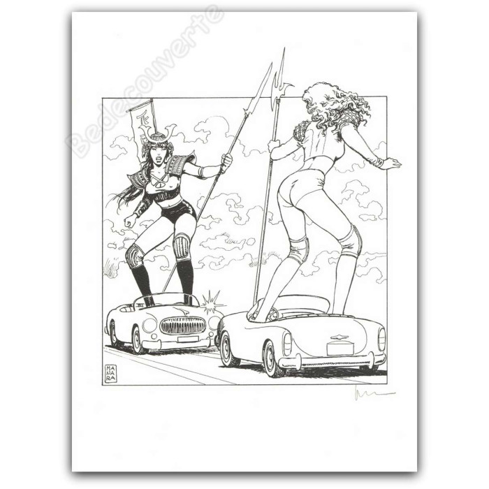 Manara - Des filles et des voitures Donne e Motori 35