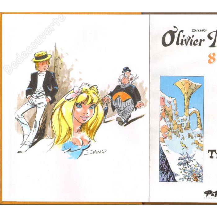 Dany - Olivier Rameau 8 La Trompette du silence Tirage de tête + Dessin couleur C