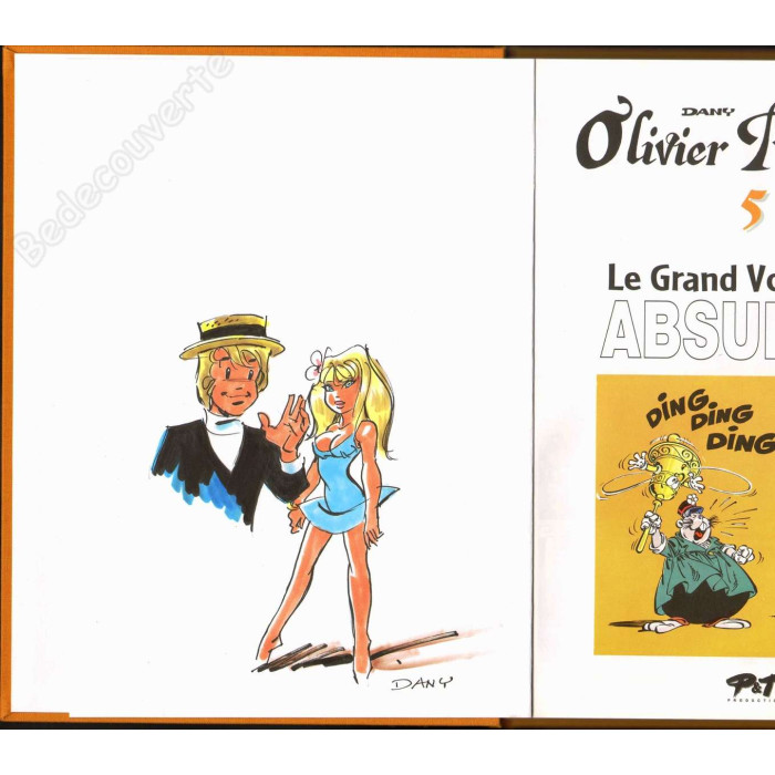 Dany - Olivier Rameau 5 Le Grand Voyage en Absurdie Tirage de tête + Dessin couleur A