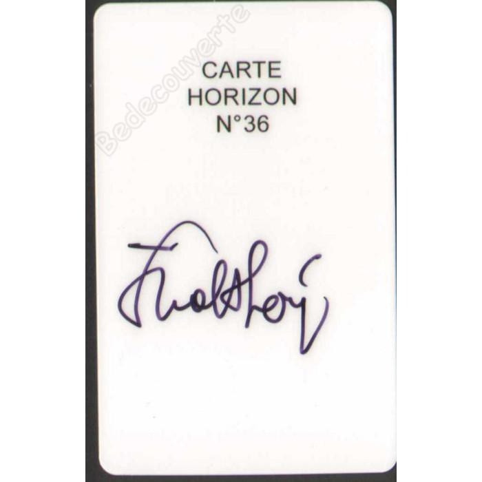 Walthéry - Carte Horizon 36 Natacha Signée