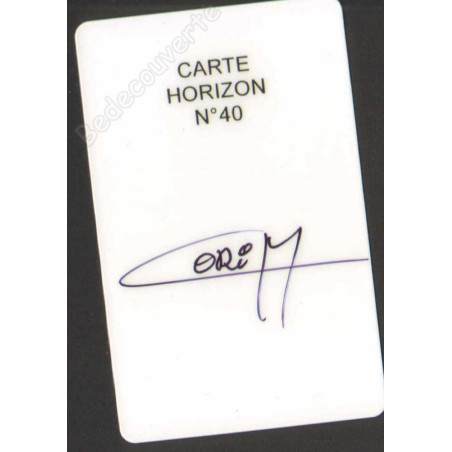 Coria - Carte Horizon 40 Bob Morane Signée