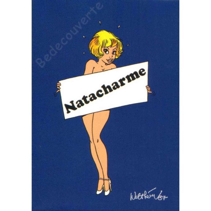 Walthéry - Natacha Natacharme Bleu Portfolio