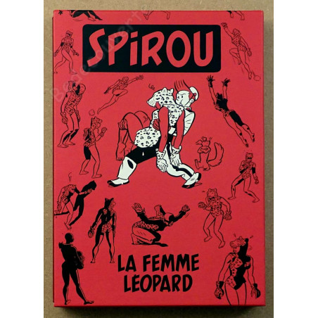Schwartz - Spirou La Femme Léopard Coffret de deux albums de luxe VERSION FETE DE LA BD