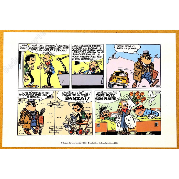 Franquin - Gaston N°3 Gaffes à gogo Tirage de Luxe