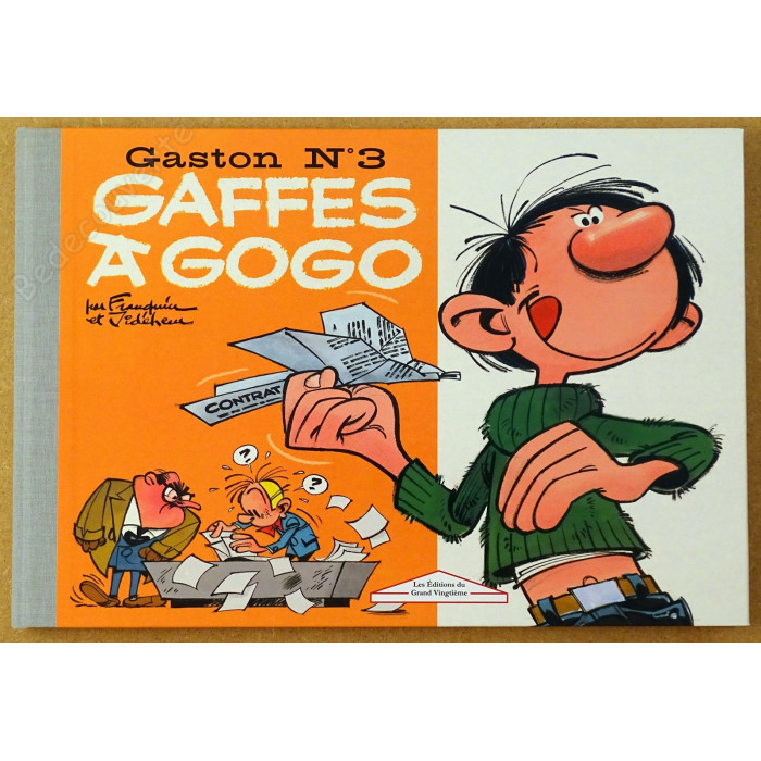 Franquin - Gaston N°3 Gaffes à gogo Tirage de Luxe