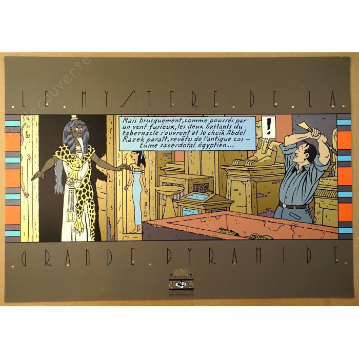 Jacobs - Blake et Mortimer La Grande Pyramide Archives Internationales 1987