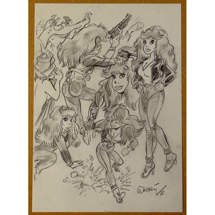 François Walthéry - Dessin Original Rubine 02