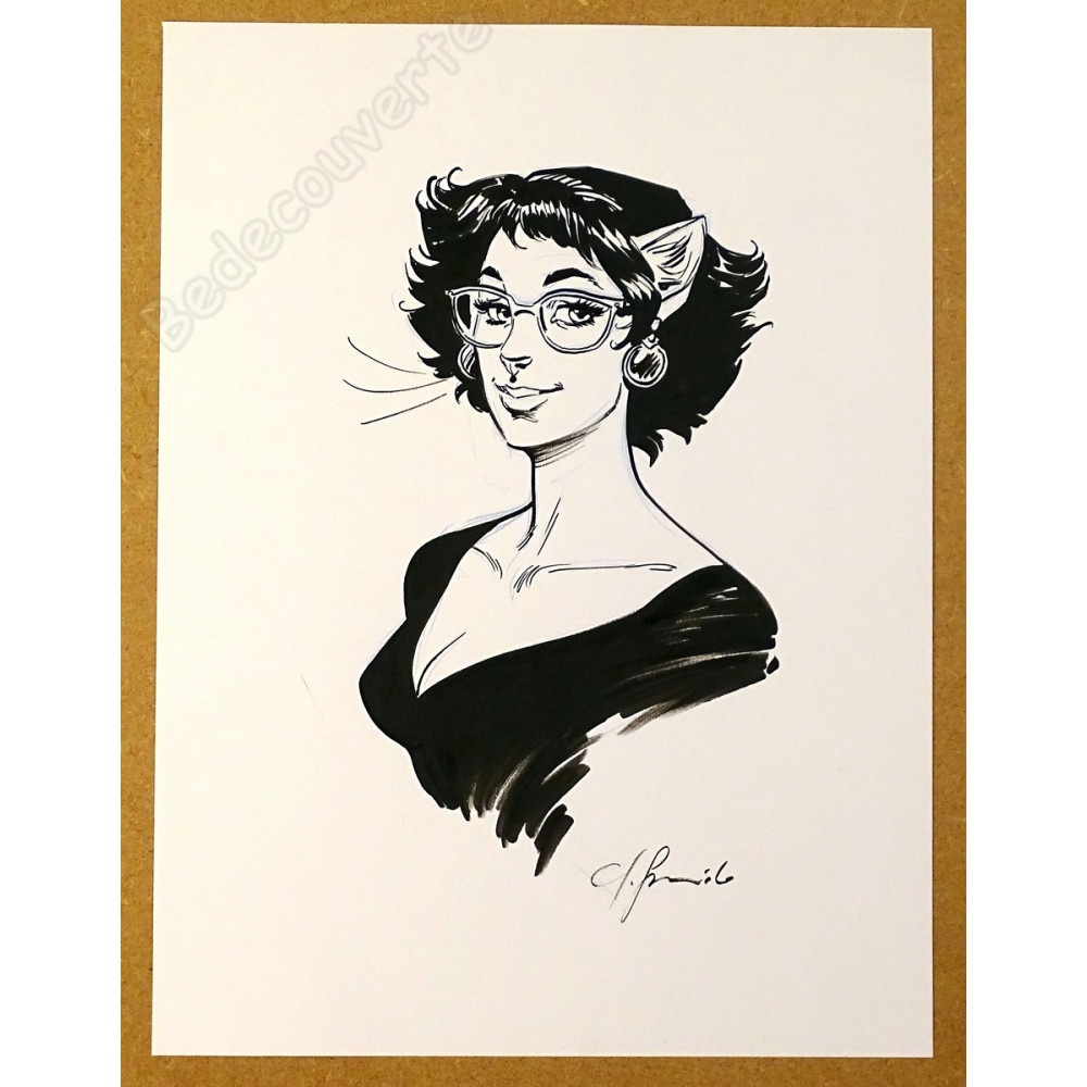 Juanjo Guarnido - Dessin Original Blacksad Alma