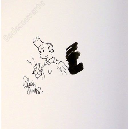 Schwartz - Spirou La Femme Léopard Coffret de deux albums de luxe + Dédicace n°84