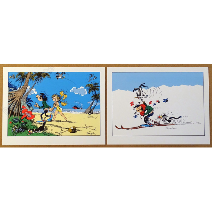 Franquin - Portfolio Het Prentenkabinet Guust Flater Gaston