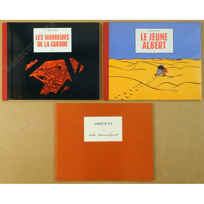 Chaland - Le Jeune Albert Tirage de Luxe Coffret 3 Volumes