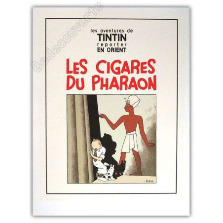 Hergé - Tintin Les Cigares du Pharaon Sérigraphie
