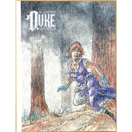 Hermann - Duke 7 Ce monde n'est pas le mien Tirage de Luxe + Dédicace n°24/300