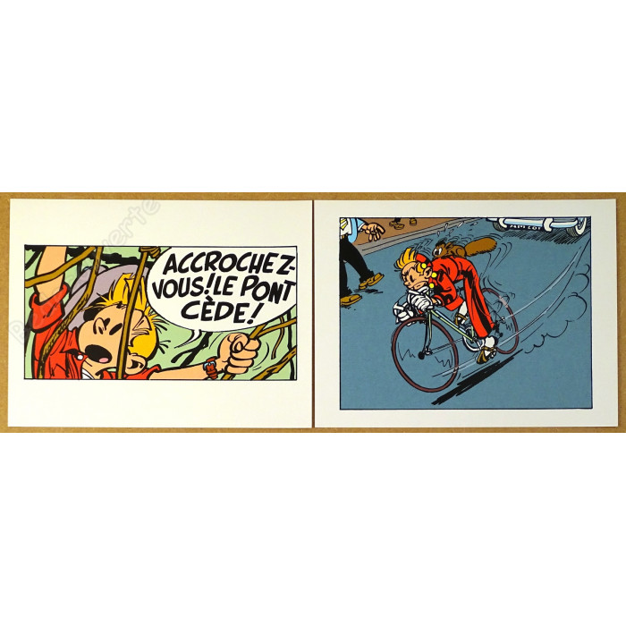 Franquin - Portfolio Le Cabinet des estampes Spirou