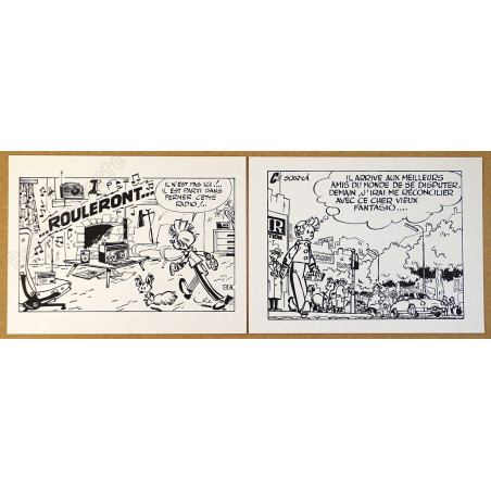 Franquin - Portfolio Le Cabinet des estampes Spirou