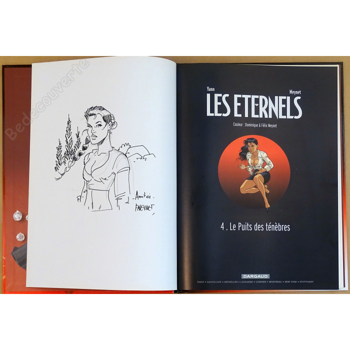 Meynet - EO Les Eternels Tome 4 Le Puits des ténèbres + Dédicace