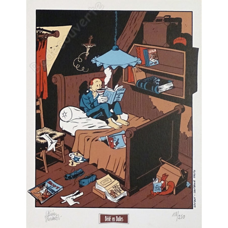 Schwartz - EO Spirou et Fantasio Le Groom Vert-de-Gris + Ex-libris