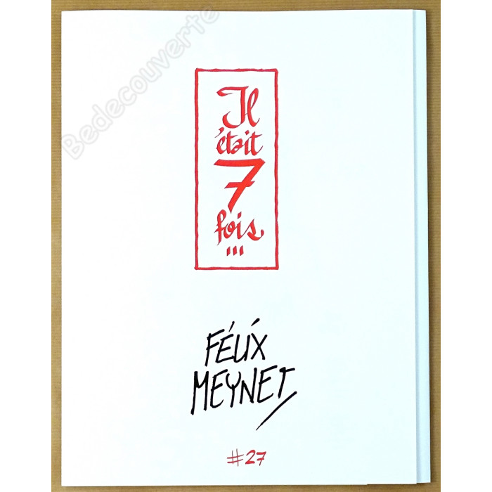 Meynet - Portfolio Il était 7 fois n°27 + Dédicace n°74/77