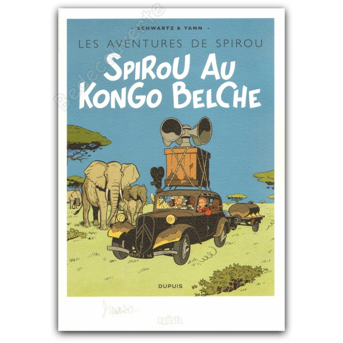 Schwartz - Spirou au Kongo Belche