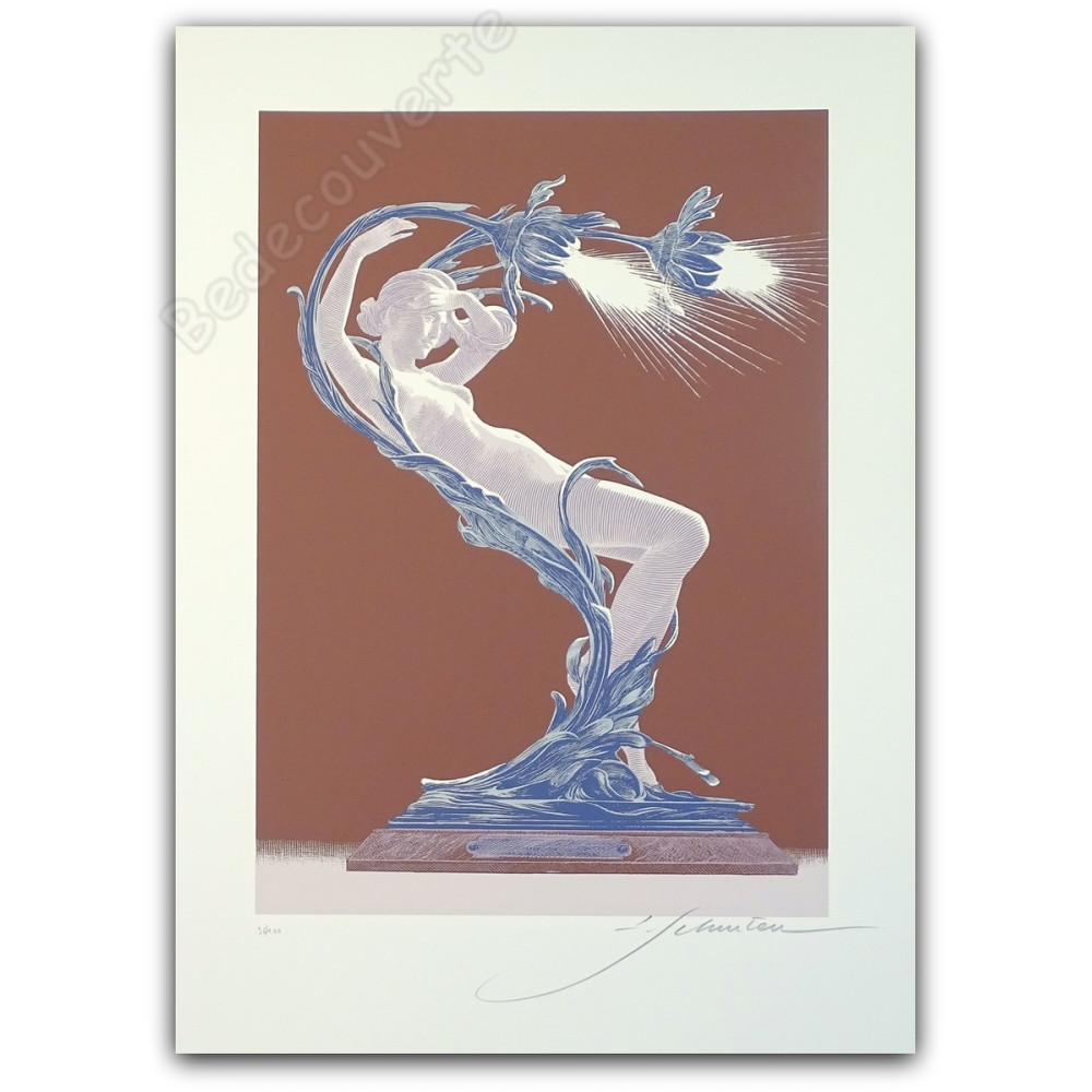 François Schuiten - La lampe aux nymphes François Schuiten - La lampe aux nymphes