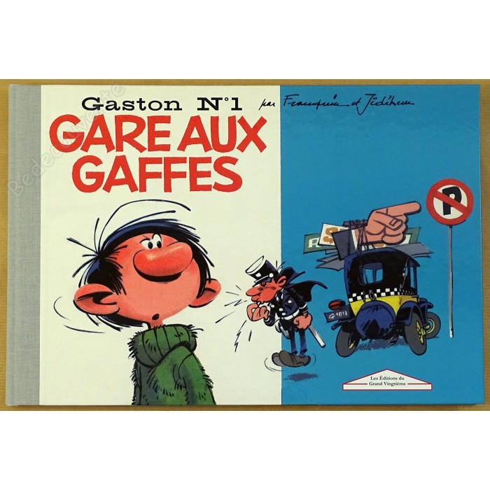 Franquin - Gaston N°1 Gare aux Gaffes Tirage de Luxe