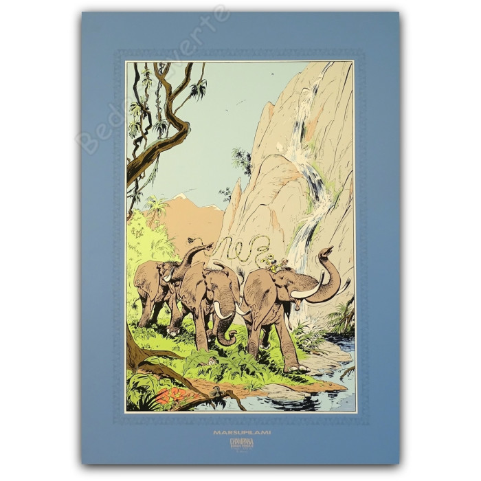 Franquin - Le Marsupilami et les éléphants