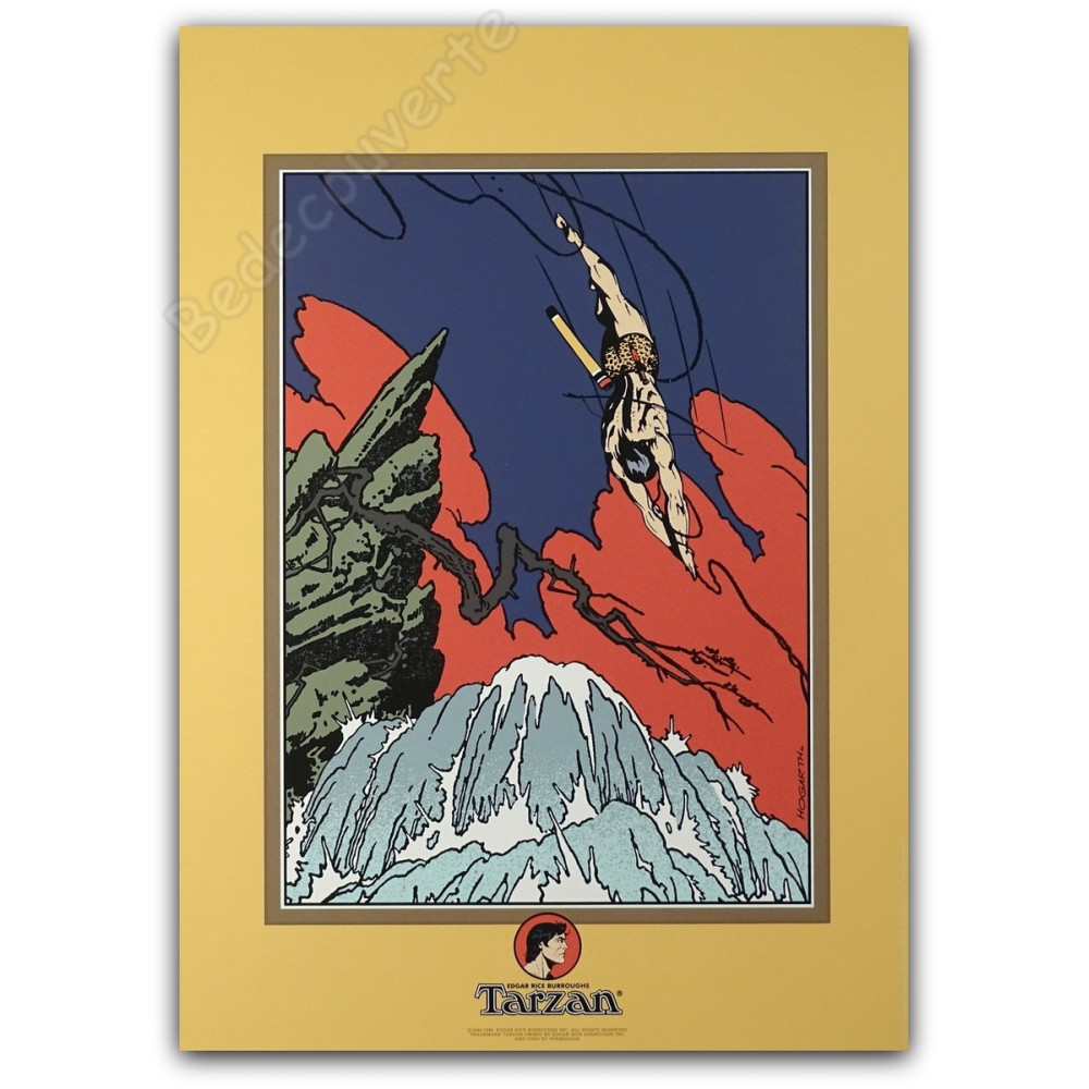 Hogarth - Tarzan Edgar Rice Burroughs Archives Internationales 1990 Jaune Hogarth - Tarzan Edgar Rice Burroughs Archives Internationales 1990 Jaune