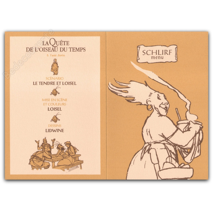 Lidwine - La Quête de l'oiseau du temps Schlirf Menu