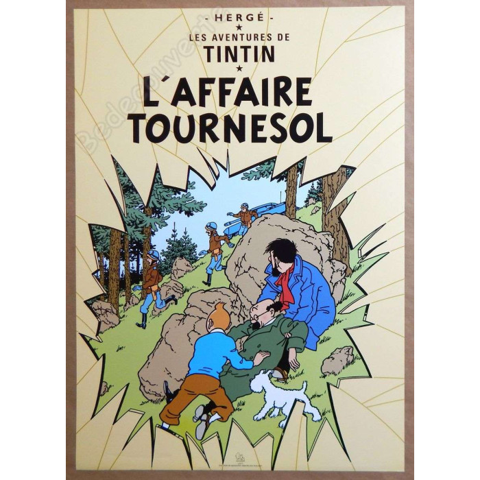 Hergé - Couverture l'affaire Tournesol