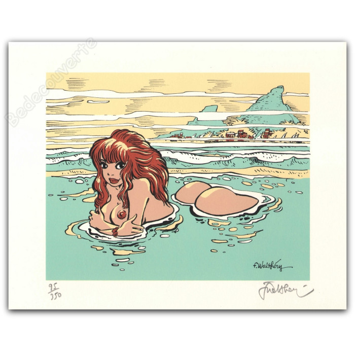 Walthéry - Pin-up dans la mer Némésis