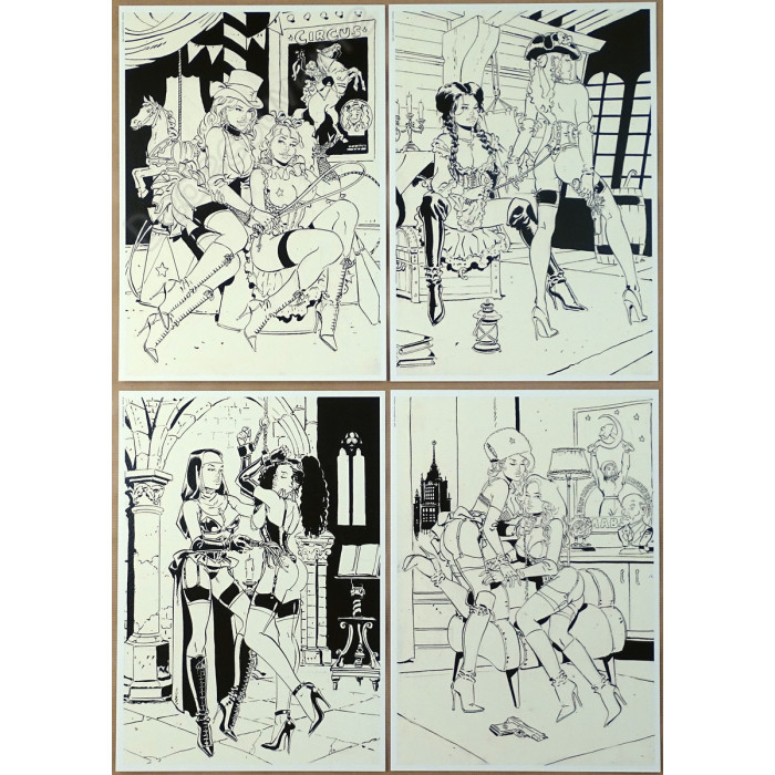 Meynet - Portfolio Duelles Noir et Blanc + Dédicace n°66/69