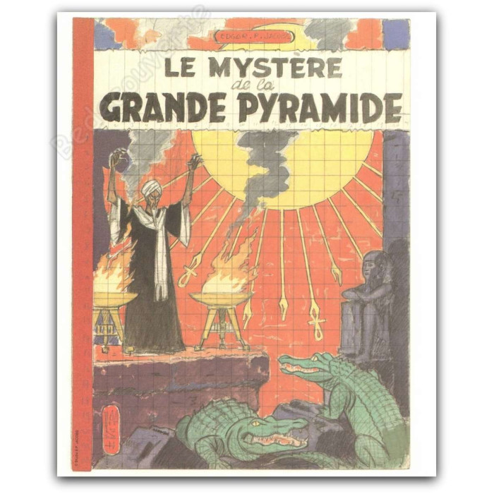 Jacobs - Blake et Mortimer Le Mystère de la Grande Pyramide Essai