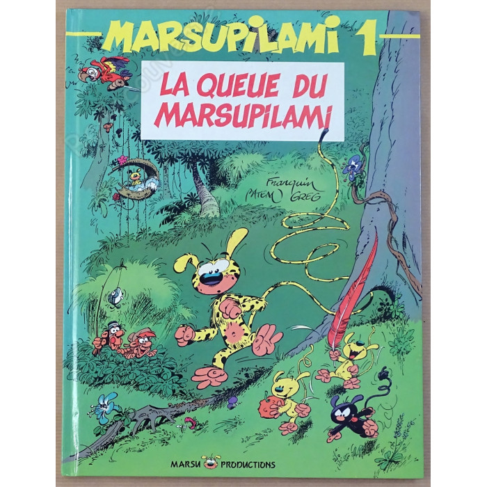 Batem - Marsupilami 1 Réédition Avec dessin couleur