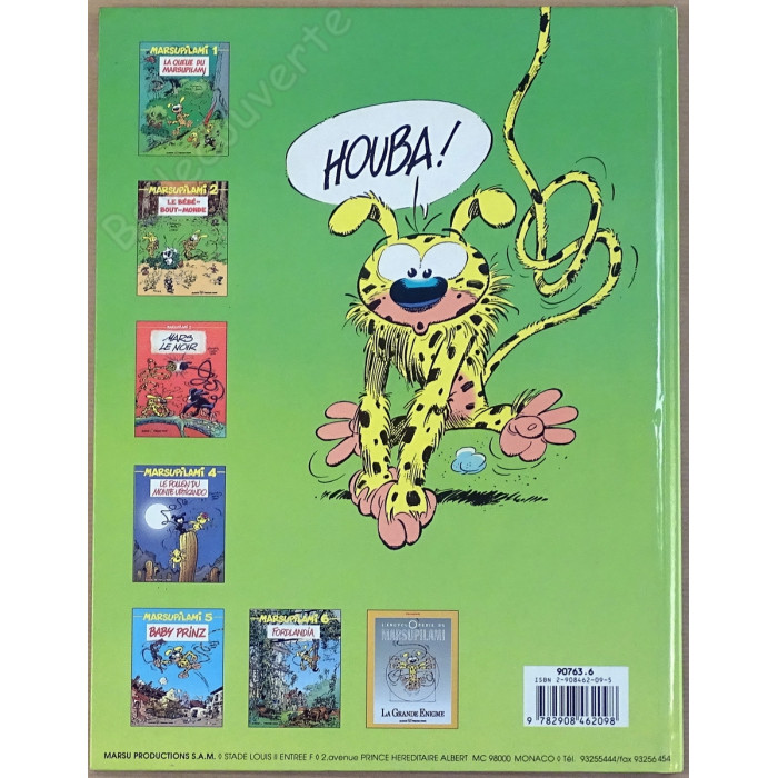 Batem - Marsupilami 1 Réédition Avec dessin couleur