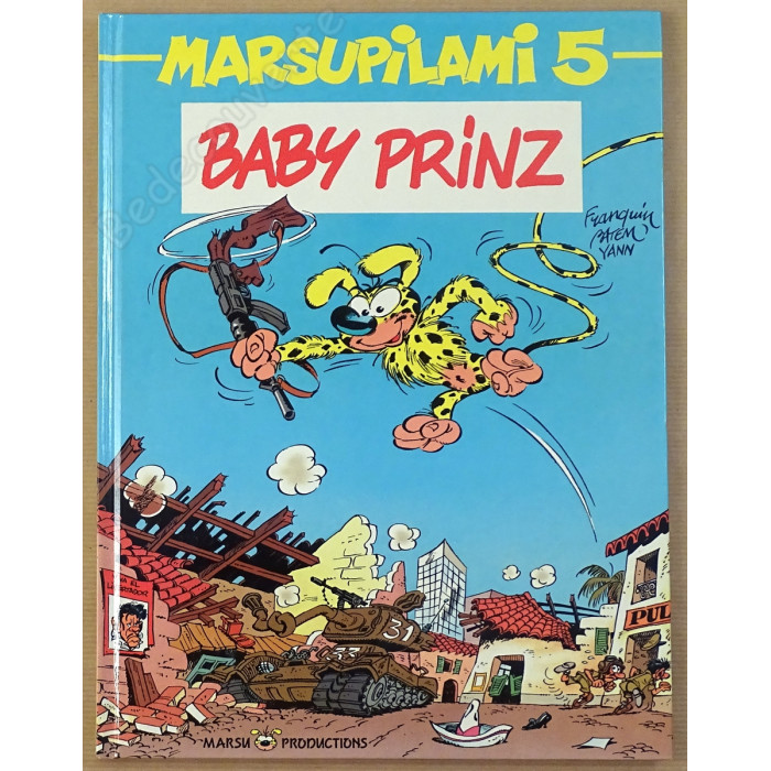 Batem - Marsupilami 5 Edition Originale Avec dessin couleur