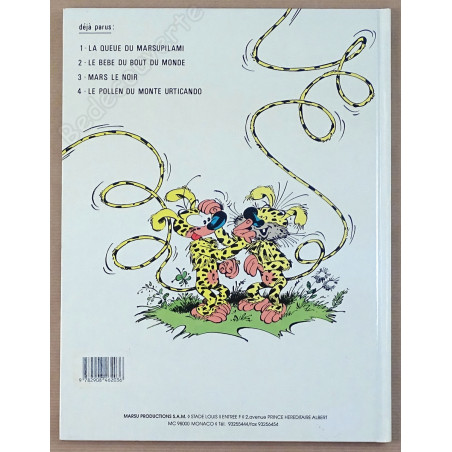 Batem - Marsupilami 5 Edition Originale Avec dessin couleur